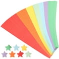 thumbnail image 1 of FRCOLOR Colored Paper 540 Pieces Handwork Paper Handcraft Paper Star Origami Colorful Paper Craft,9.29"X0.31"X0.02", 1 of 4