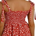 thumbnail image 4 of Femmes Robe Longue Imprimé Floral Sans Manches Robe-Soleil d'Été, 4 of 5