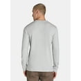thumbnail image 5 of George Men’s & Big Men’s Thermal Henley Shirt with Long Sleeves, Sizes XS-3XLT, 5 of 5