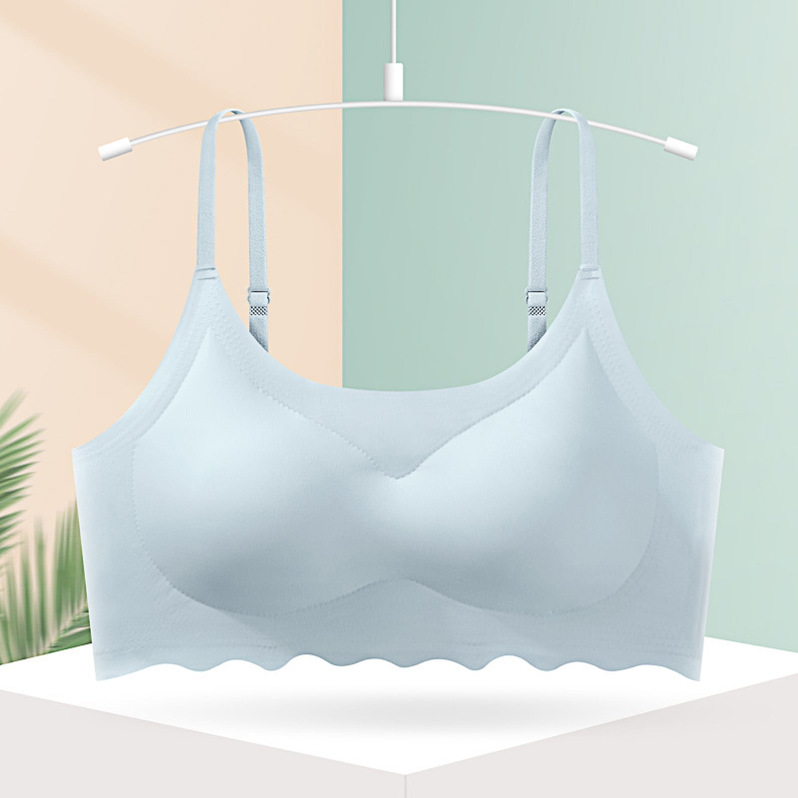 Lot De 3 Brassières Sport Cotton Pour Filles - Sans Armatures - Bretelles Réglables