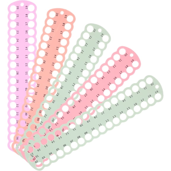 BRIGHTFUFU Thread Winding Plate Assorted Color Plastic for Sewing Organizing
