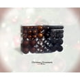 thumbnail image 3 of 100 Shatterproof Christmas Ornament Balls - Christmas Ornaments For Christmas Tree Home Wedding Or Parties Decorative Ball (Sizes, 1.2" 1.6" & 2.4" ) (Black & Brown), 3 of 6