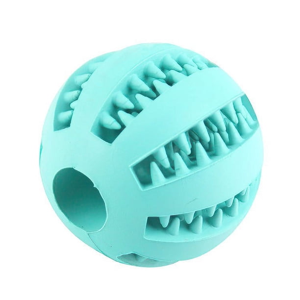 Juguete para perros con forma de bola antigoteo, rompecabezas con forma de bola para aliviar la resistencia a las mordeduras, juguete antigoteo para mascotas, muela de los dientes, bola de sandía