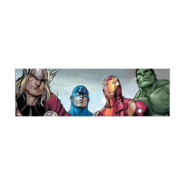 avengers assemble style guide thor captain america iron man hulk print wall art walmart com