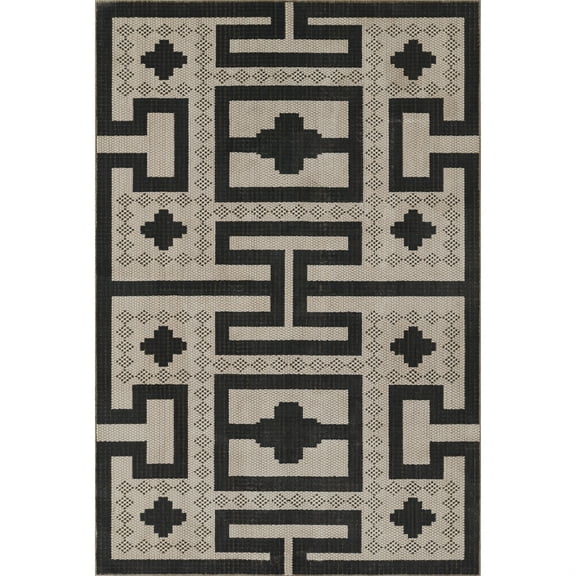 Momeni Noho Polyester Ivory Area Rug 2' X 3'