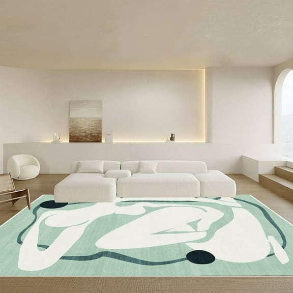 Modern Luxury Living Room Carpet Minimalist Stripe Home ration Rug Room Soft ration Coffee Table Mat