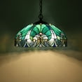thumbnail image 3 of Tiffany Pendant Light fixtures Hanging Lamp Stained Glass Light Decor for Dining Living Room Kitchen Island Study Hallway, 3 of 8