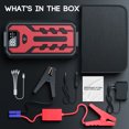 thumbnail image 7 of Portable Car Jump Starter, 4000A Peak 39800mAH Battery Jump Starter(for All Gas or Diesel Engine), 12V Auto Battery Booster w/ LCD Display&Indicator Jumper Cables, Portable Power Bank Charger&QC 3.0, 7 of 7