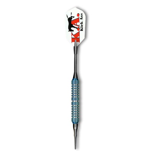 K.A Darts Kick Ass Super Alloy Soft Tip American Dart Lines Black