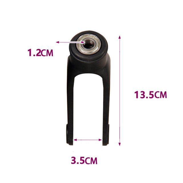 Baohd Wheelchairs Front Fork Accessories for Replacement Wheels Front Castor Replacement Wheels Walkers Front Front Fork Castor Wheels Wheels 6 Inch
