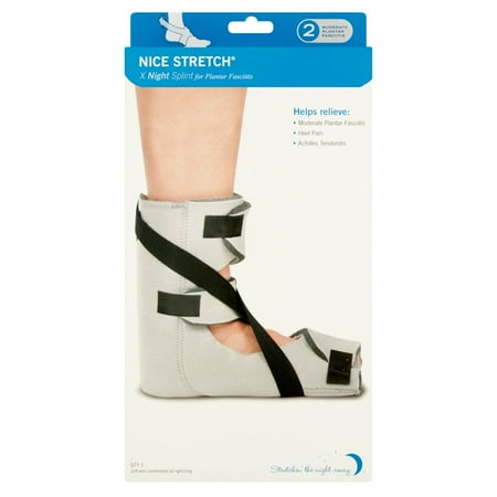 Nice Stretch Medium X Night Splint for Plantar Fasciitis, Men 5-8, Women 6-9