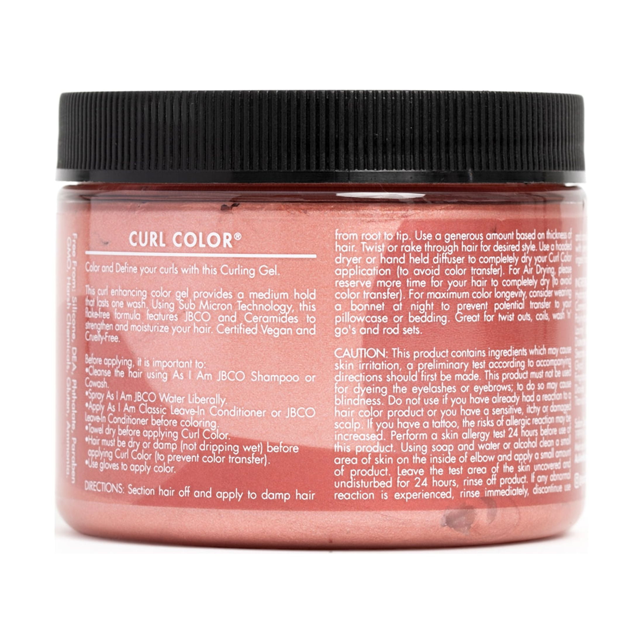As I Am Curl Color™ Temporary Color Gel Damage-Free - Rose Gold 6 oz., Unisex