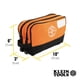 thumbnail image 3 of Bolsa para herramientas con cierre Klein Tools 55582 con compartimentos dobles, 3 of 9