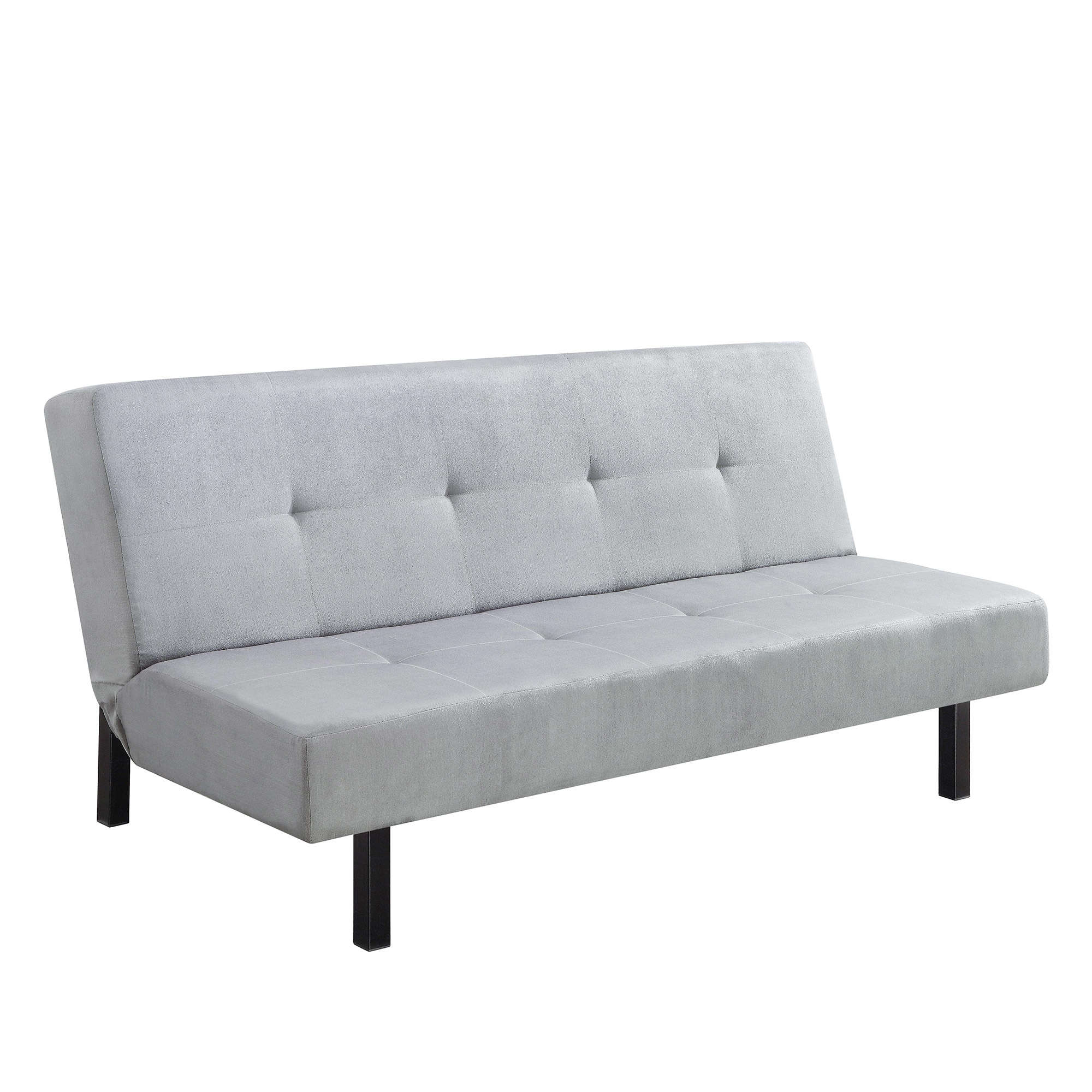 Mainstays 68? 3-Position Tufted Futon, Gray - image 3 of 6