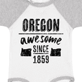 thumbnail image 4 of Inktastic Oregon Awesome Since 1859 Boys or Girls Baby Bodysuit, 4 of 5