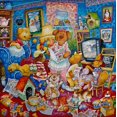 thumbnail image 2 of Bell, Bill 20x20 Gold Ornate Wood Framed with Double Matting Museum Art Print Titled - Mutters Day, 2 of 4