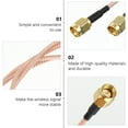 thumbnail image 5 of 2pcs SMA macho a SMA macho Cable RG316 RF coaxial coaxial cable extensor de antena, 5 of 5