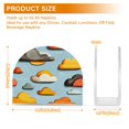 thumbnail image 3 of Clouds Pattern Design Thick U Shape Acrylic Napkin Holder Non Slip Space Saving for Kitchen, 3 of 9
