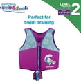 thumbnail image 2 of SwimSchool Medium/Large UPF 50 Flex Foam Floatation Swim Trainer Vest, Pink/Aqua, 2 of 5