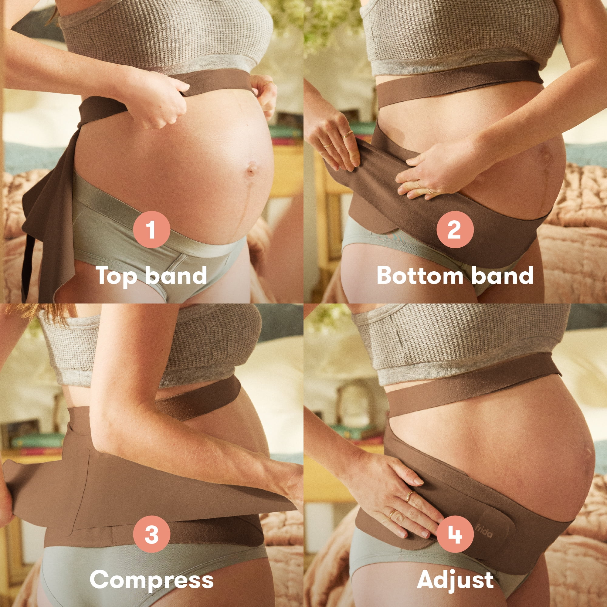 Frida Mom Belly Support Band L/XL - Cocoa