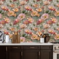 thumbnail image 2 of Vintage Floral Contact Paper Peel and Stick Wallpaper Soft Pastel Art Print Gentle Light Shabby Edges 17.7in x 9.8ft Self Adhesive Removable Wall Paper for Nursery Bedroom Cabinets Drawers, 2 of 8