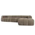 thumbnail image 3 of Christopher Knight Home Luxury 122" L-Shaped Sectional Sofa, Right-Facing Chaise Lounge, Espresso, 3 of 12