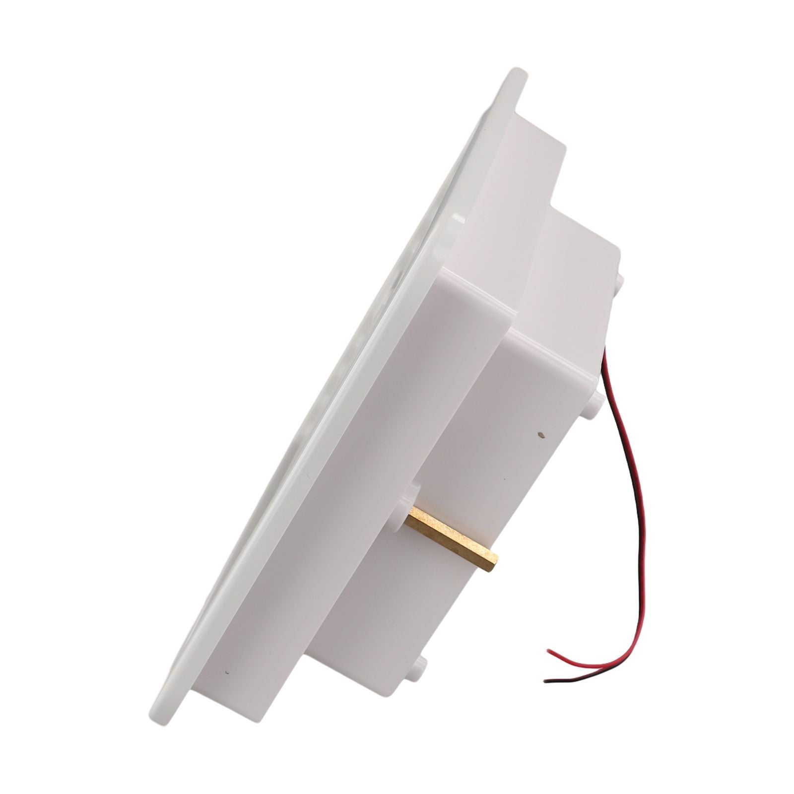 Tekuisi Side Air Vent Ventilation Cooling Exhaust Fan 12V White for RV Caravan Truck Caravan Side Outlet Ventilation Extractor Fan
