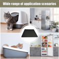 thumbnail image 3 of Silicone Mat for Refrigerators 23.6 x 23.6 Inches, Multifunctional Appliance Mat, Floor Protector, Black, 3 of 5
