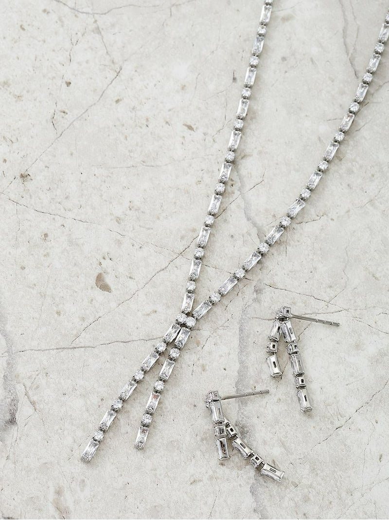 Believe by Brilliance Fine Silver Plated Cubic Zirconia 