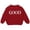 Red, variant on Rggeeun Girls Child Sweaters Floral Embroidery Design Hand Embroidered Pure Knit Crew Neck Long Sleeve For Delicate Soft And Comfortable Baby Kids Trendy Pullover,Army Green,6-12 Months