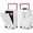 White, variant on Carry on Luggage, 24 Inch Expandable Hard Shell Suitcases with Spinner Wheels, Airline Approved Travel Luggage with TSA Lock, Lightweight Rolling Suit Case with USB Port, Cup Holder - Graphite
