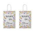 thumbnail image 3 of 20Pcs Baby Shower Party Favor Bags, Bloom Baby Gift Bag for Girls，Gender Reveal Gift Bag, Floral Paper Gifts Bag with Handle, 3 of 7
