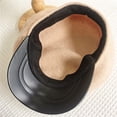 thumbnail image 6 of CoCopeaunts PU Leather Newsboy Cap Wool Winter Hat Baker Boy Hats Adjustable for Ladies Women Hats Casual Newsboy Hat, 6 of 8