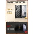 thumbnail image 2 of SUPCASE for Samsung Galaxy Z Fold 6 Case with S Pen Holder (UB Pro) [Built-in Screen Protector & Kickstand] [Military-Grade Protection] Heavy Duty Rugged Phone Case 360° Shockproof Cover, BLACK, 2 of 10