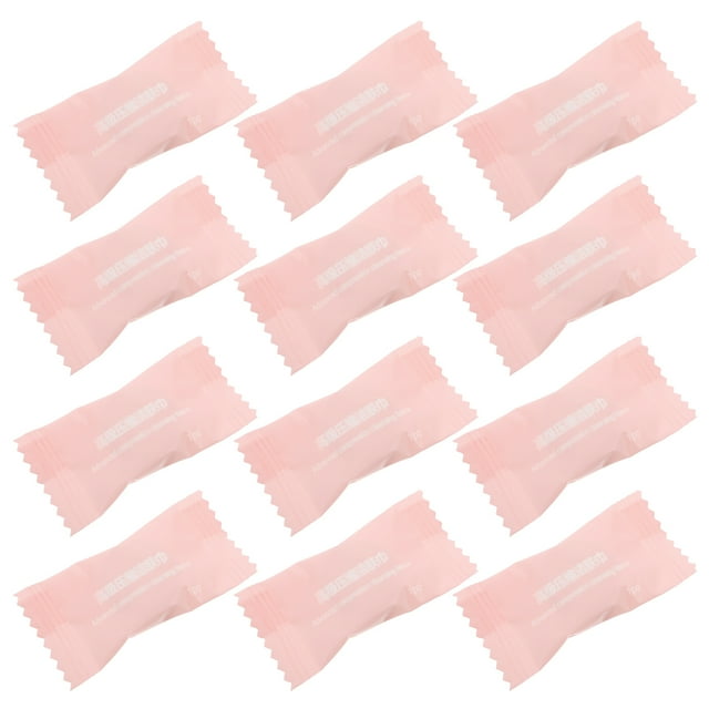 Shisuyan 50 Pcs Serviettes Comprimées pour Salon de Beauté et Activités de Plein Air Serviettes pour le Visage Portatives Serviettes Jetables en Papier de Soie Jetables Serviettes Comprimées Jetables