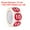 Dark Red, variant on Number Circle Stickers Round Color Coded Self-Adhesive Labels Brown