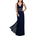 thumbnail image 1 of Betsy & Adam Robe Illusion Taille Femme, Bleu, 4, 1 of 1
