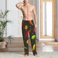 thumbnail image 2 of Fotbe Chili2 Pantalones de Pijama para Hombre, Pantalones de Dormir, Pantalones de Casa con Cintura Ajustable y Bolsillos-XX-Large, 2 of 6