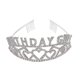 thumbnail image 1 of Corona nupcial tiara fiesta tocado reina diadema Afortunado Sencillez, 1 of 3