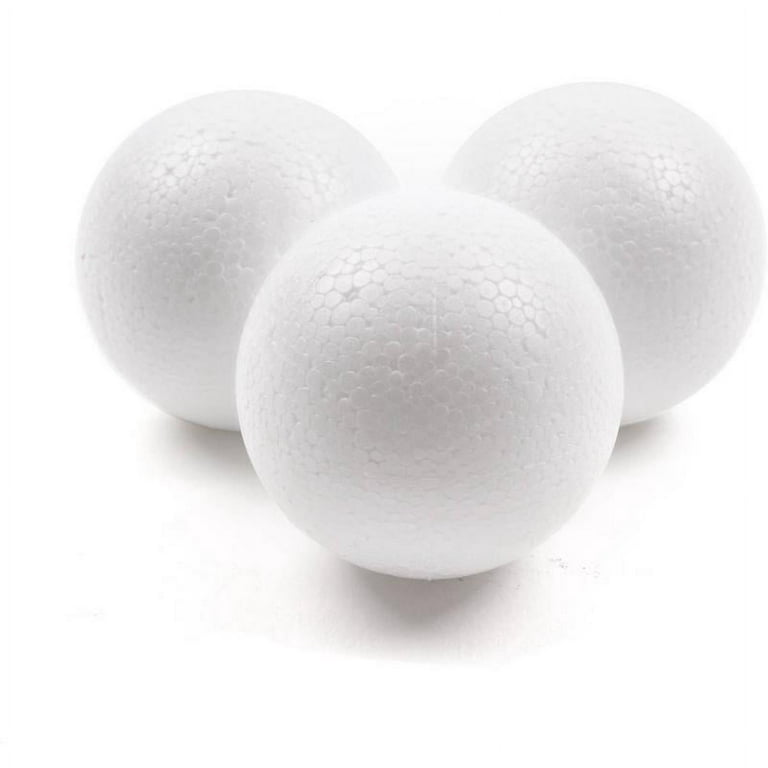  DIYASY 80 Pcs White Foam Balls 0.8-2 Inches Craft Foam