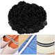 thumbnail image 5 of Cinta de perlas de 1 yarda, accesorios de decoración de costura bordados para ropa hecha a mano DIY (cuentas de tubo cuadrado negro de 1,5 cm), 5 of 8