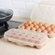thumbnail image 3 of Paquete de 2 soportes para huevos cubiertos, soporte para huevos para refrigerador, contenedor de almacenamiento de huevos, bandeja de plástico para huevos para refrigerador-, 3 of 4