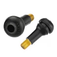 thumbnail image 5 of 25pcs Tire VALVE STEMS TR 413 Snap-In Car Auto Short Rubber Tubeless Tyre Black, 5 of 11