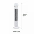 thumbnail image 7 of DESIGNICE Tower Fan for Bedroom,Standing Fan with 28dB Quiet for Sleep,Remoter,12H Timer,25ft/s Velocity,5 Speeds,4 Modes,90° Oscillation for Home,Office,Indoor,Bladeless 36",White, 7 of 7