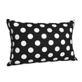 thumbnail image 2 of Disketp Pillow Covers Black And White Polka Dot Pattern Throw Pillow Case Cushion Covers,Cushion For Bedroom,Couch,Home-20"X30", 2 of 8
