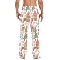 thumbnail image 4 of FORMRS Mens Pajama Pants with Pockets Sleepwear Lounge Bottoms Sizes S-2XL, Brown Nordic Christmas House, 4 of 7