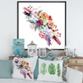 thumbnail image 2 of Designart 'Bouquet With Berries and Wildglowers' Traditional Framed Canvas Wall Art Print, 2 of 5