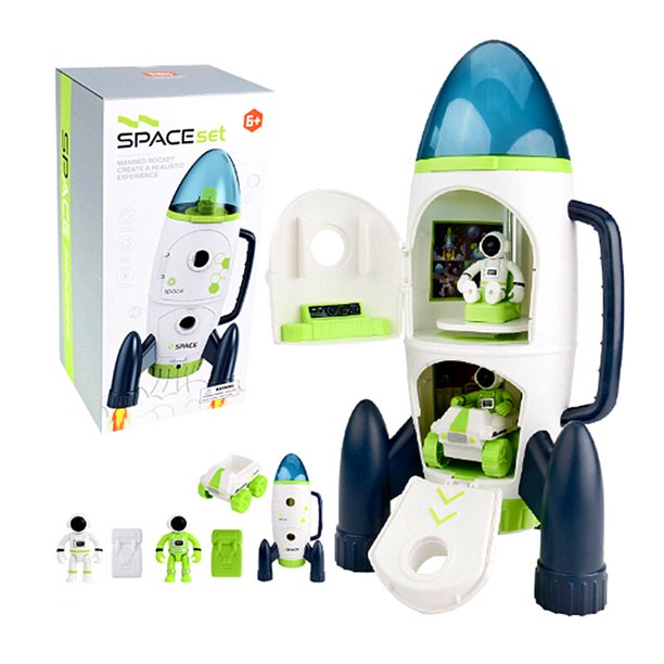 Modelo de nave espacial interestelar, música ligera colorida, interacción entre padres e hijos, juguetes educativos, juego de imaginación infantil sin caja1986Ninguna caja zhangyuxiang unisex
