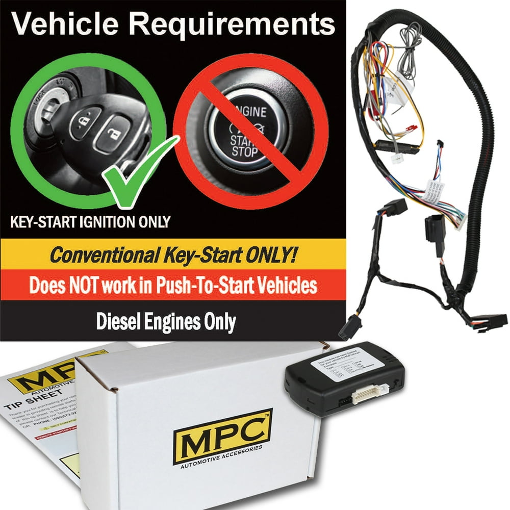 OEM Remote Activated Remote Start Kit For 20112016 Ford F250 Diesel