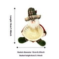 thumbnail image 3 of Twfbrm Christmas Basket Santa Snowman Apple Candy Basket Decorations Woven Holder Basket Christmas Candy Bowl Candy Dish for Holiday Table Desk Decoration Gift, 3 of 6